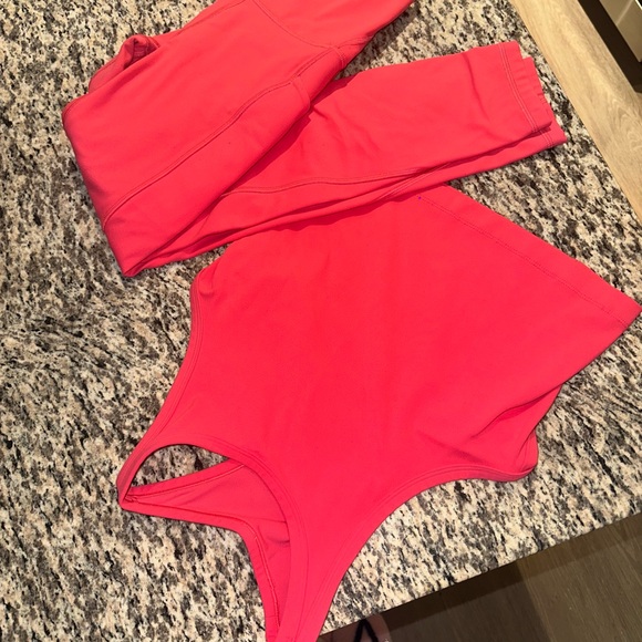 Lululemon Athletica Pink Activewear Set - Picture 1 of 3